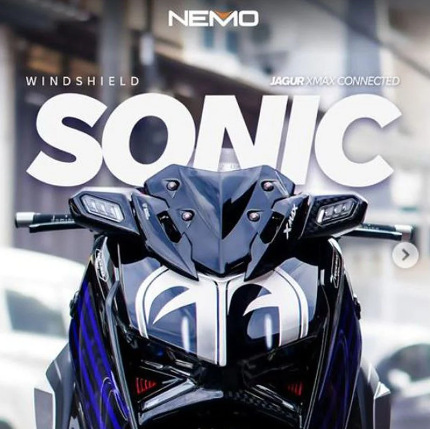 Yamaha Xmax Techmax 250-300 2024-2025 Yeni Kasa Orijinal Model Siperlik Spor Cam